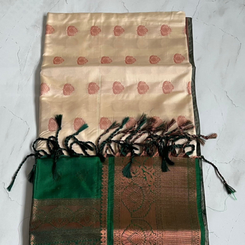 Guava Silk Saree