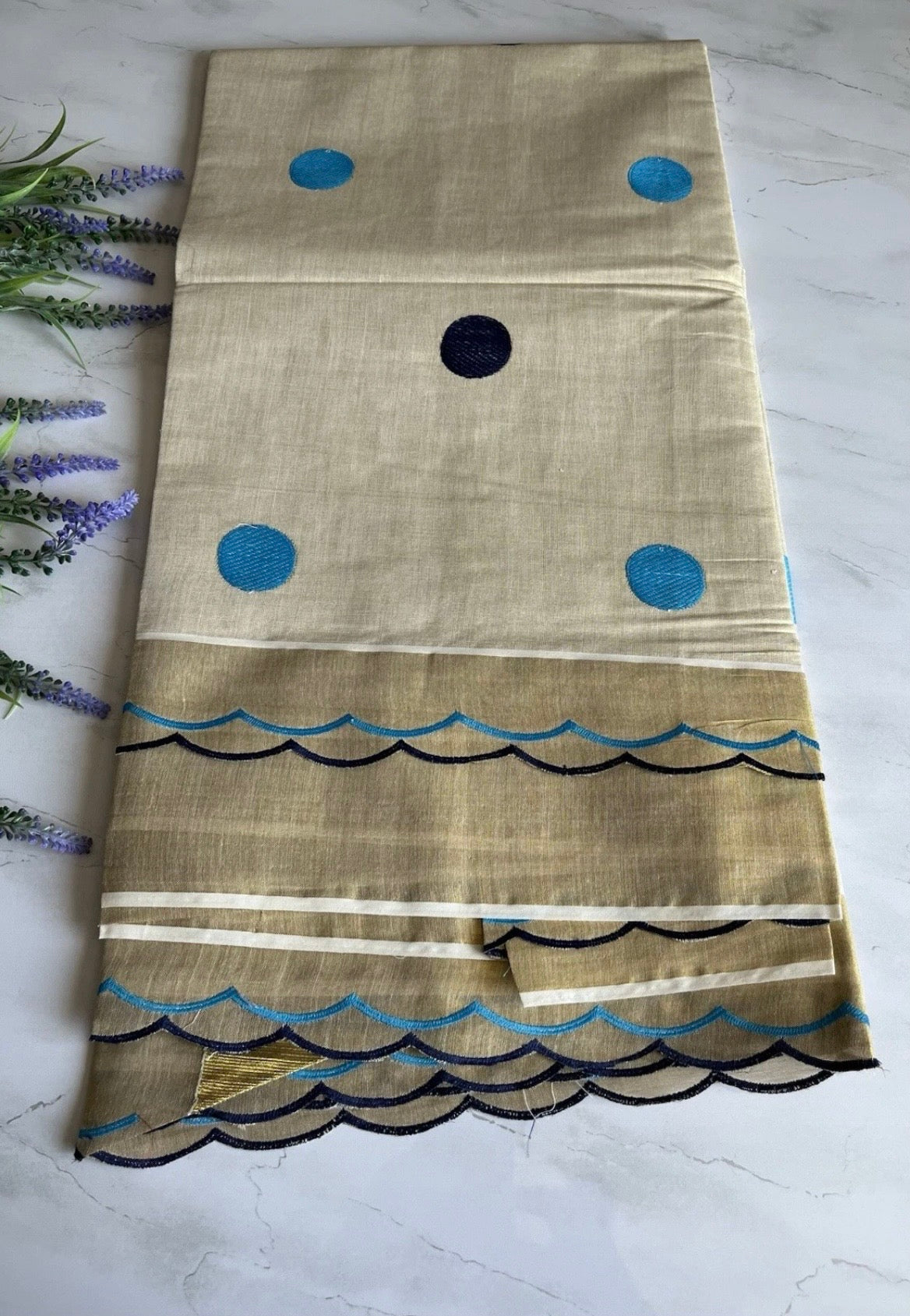 Settu Saree with thread work