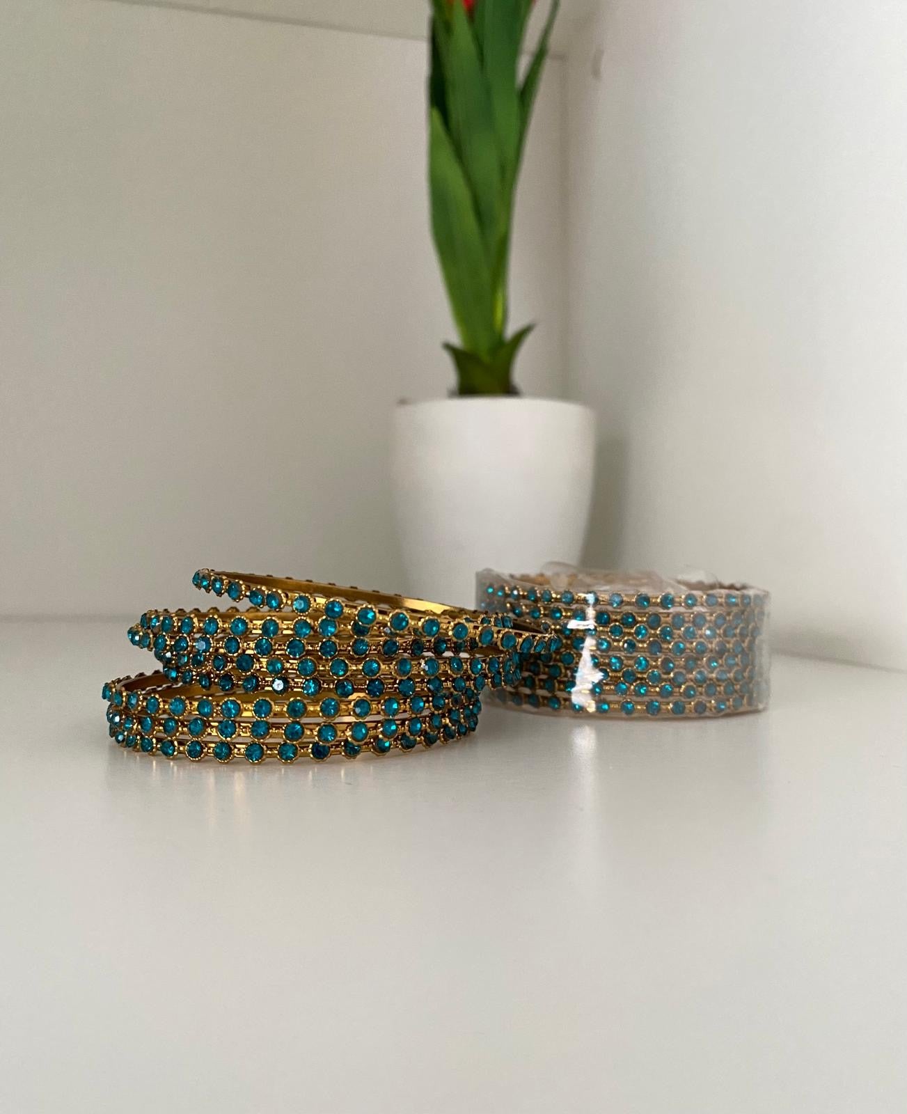 Bangles Rhinestone set of 8