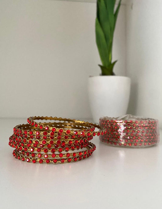 Bangles Rhinestone set of 8