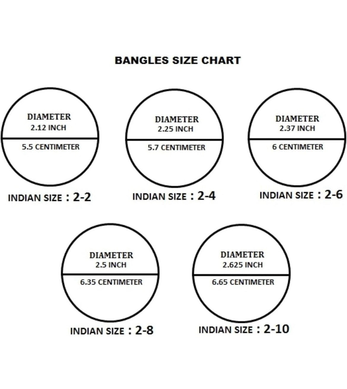 Bangles size 2.6