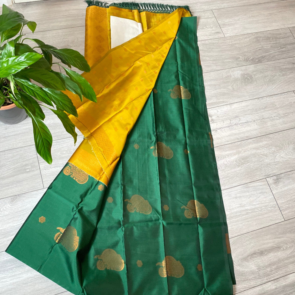Mango Silk Saree