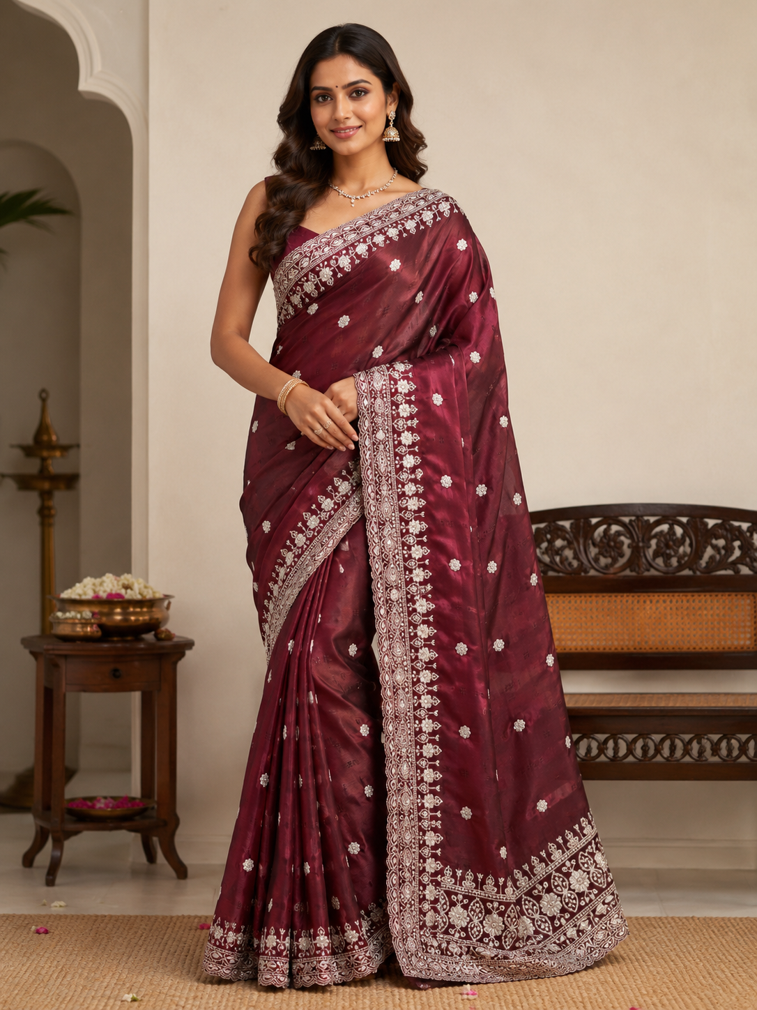 Saree designer fancy Sari