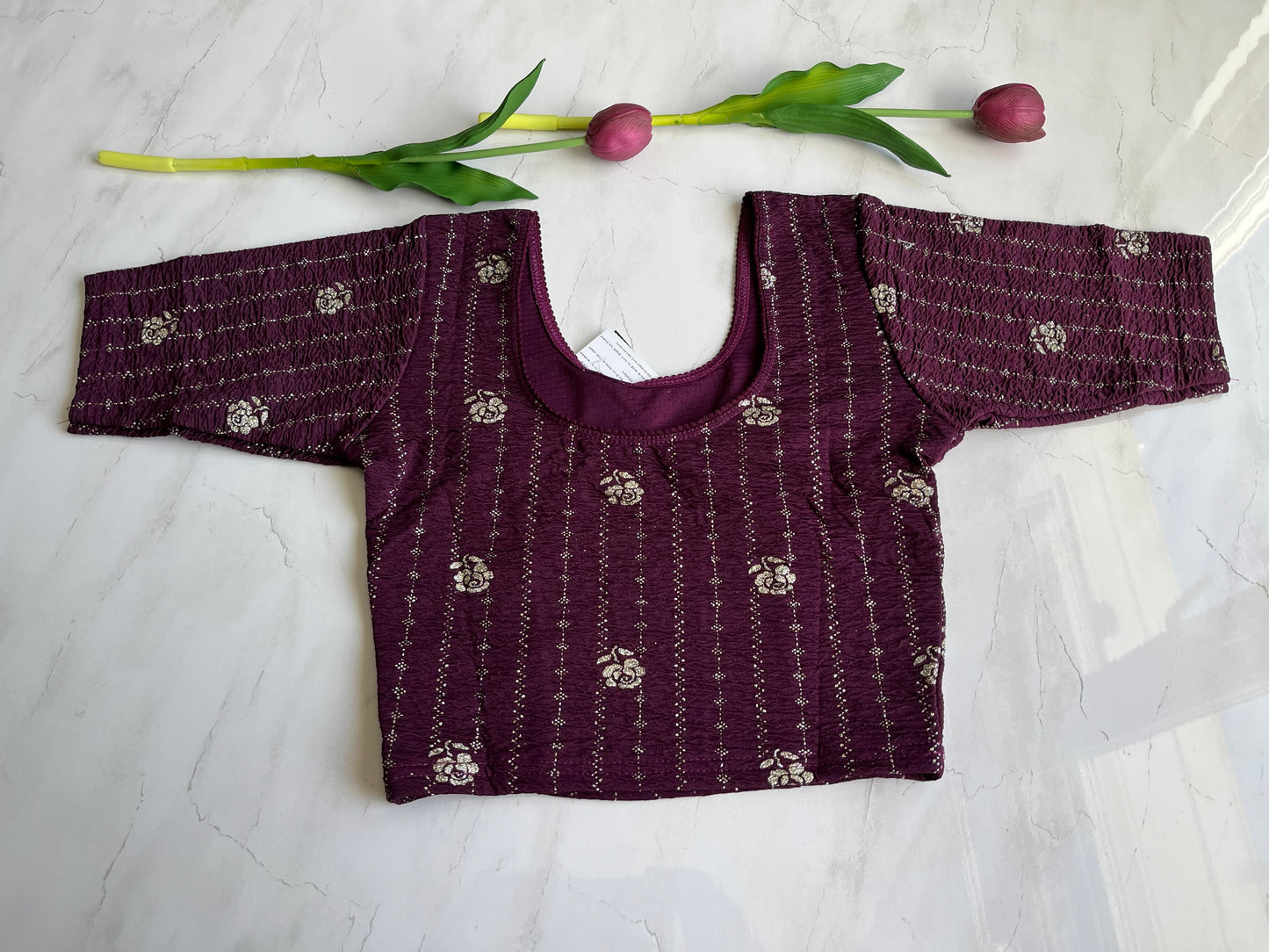 Saree blouse stretchable