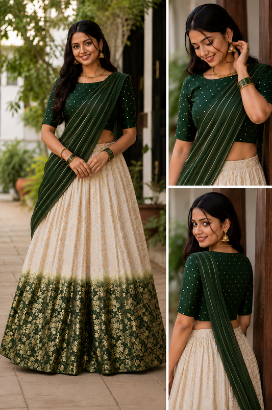 Davani Half saree Lehngha