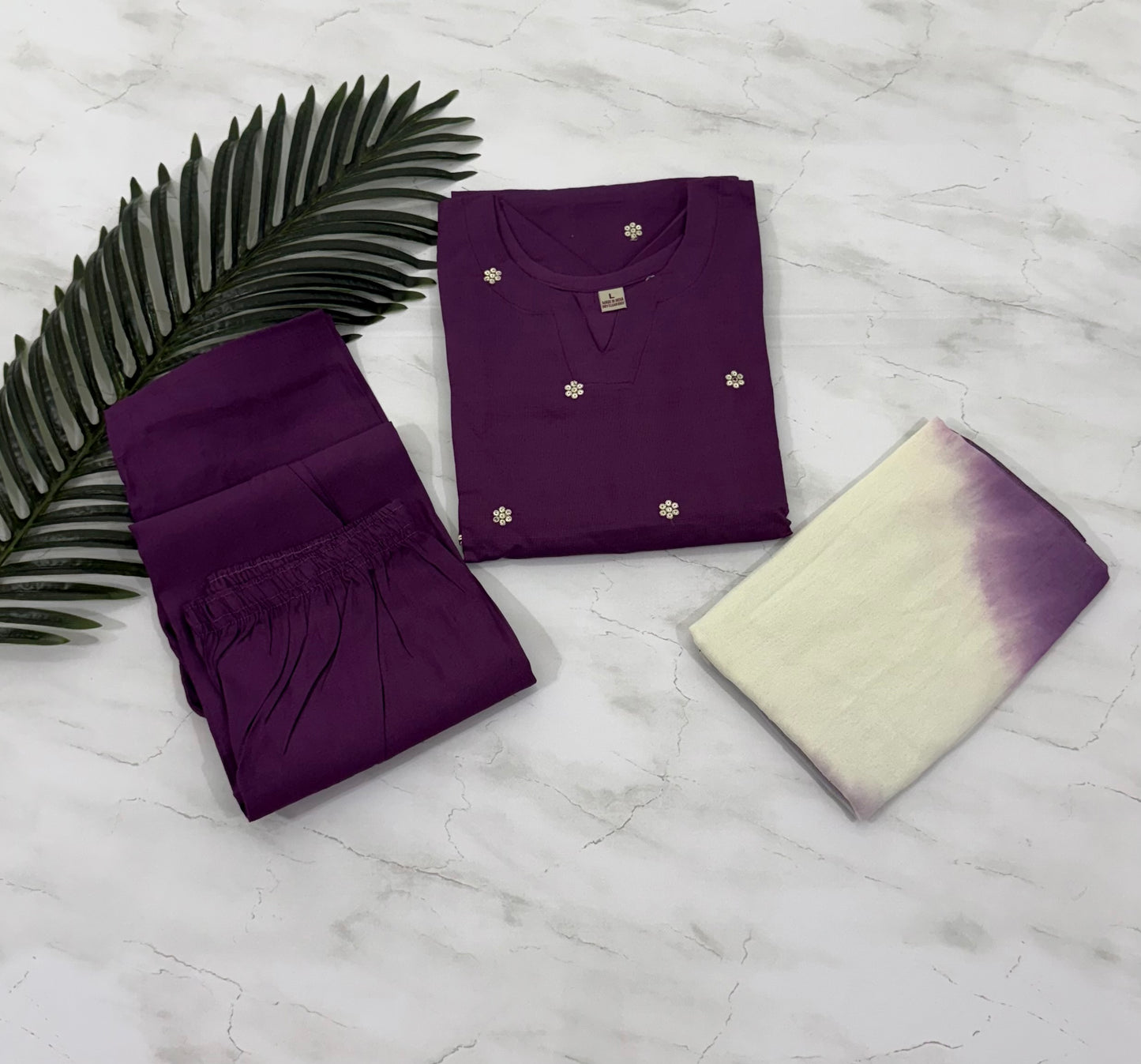 Purple Gradient Salwar