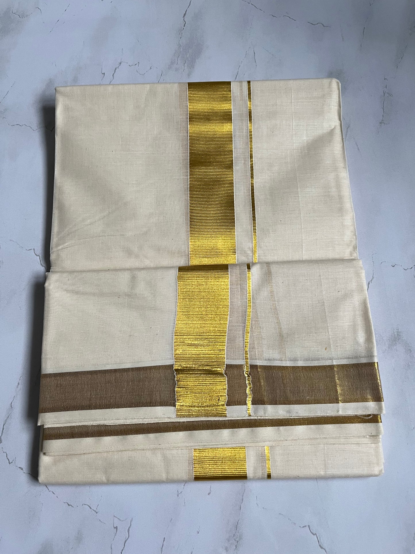 Mundu double dhoti kasavu mundu