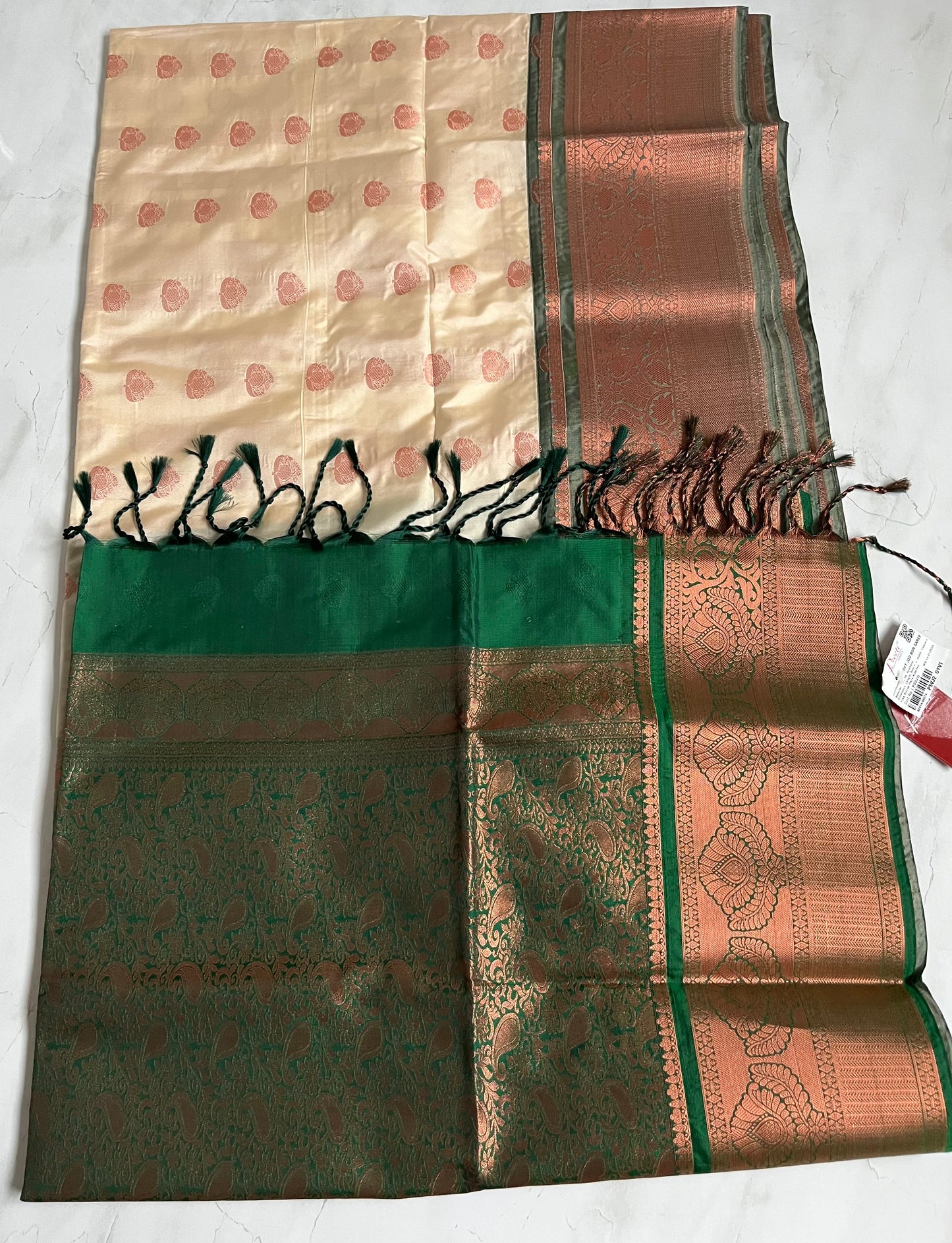 Guava Silk Saree
