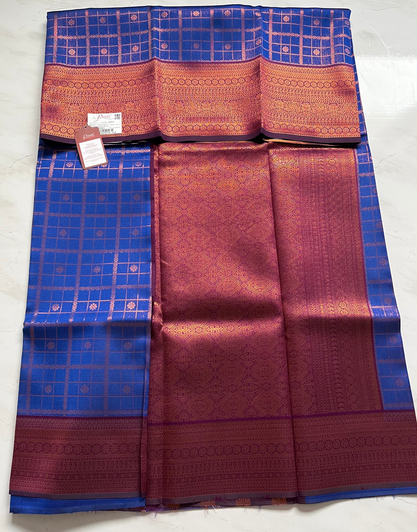 Neela Silk Saree