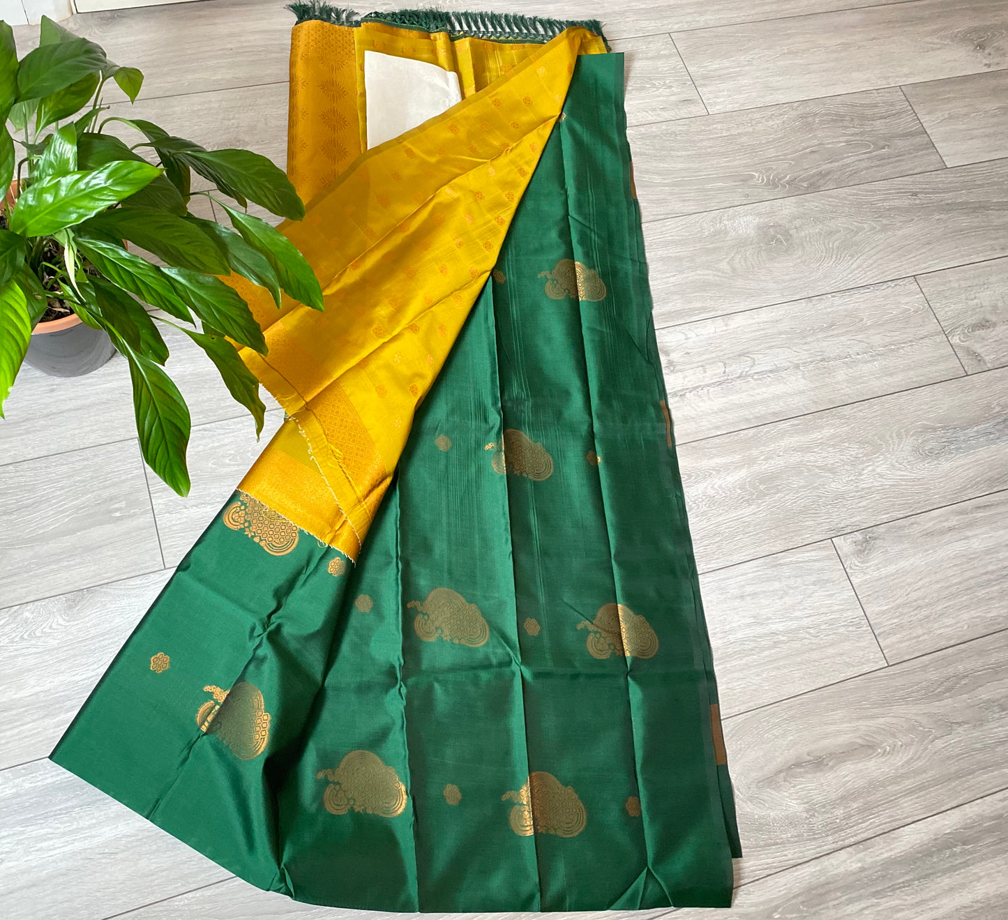 Mango Silk Saree